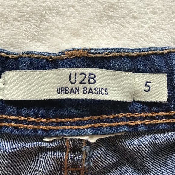 U2B Urban Basics distressed jean shorts - Picture 4 of 4